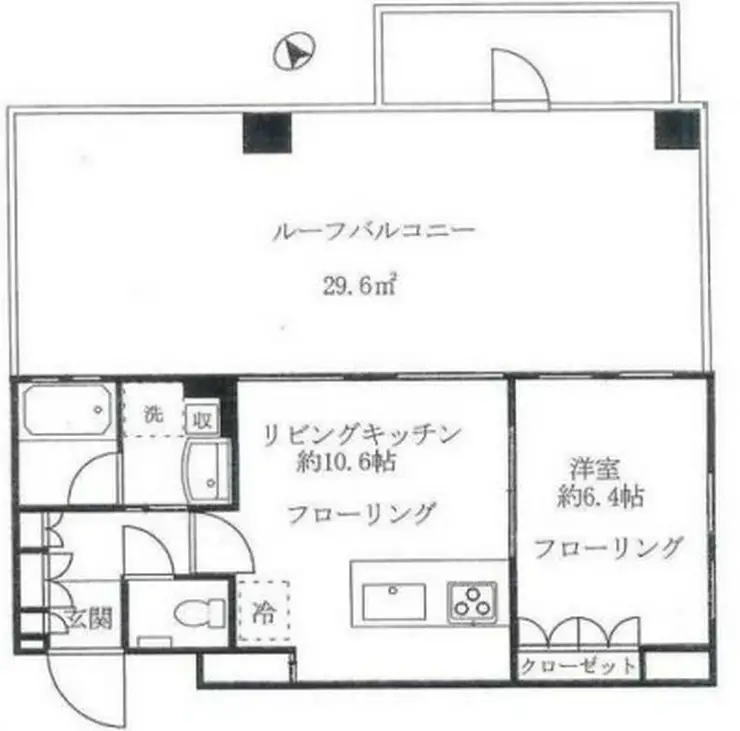 オープンレジデンシア南青山 6階階 間取り