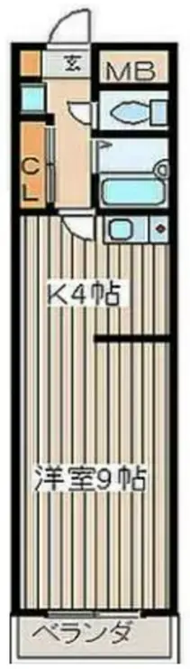 共立リライアンス八王子II 2階階 間取り