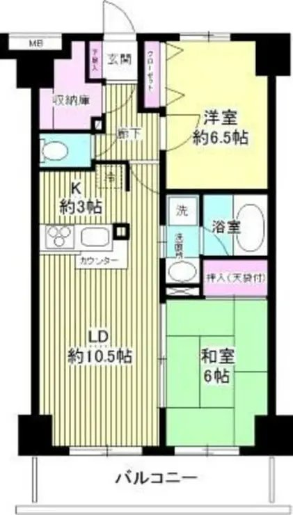 ライオンズシティ西新宿 10階階 間取り