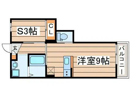 ANYRE高砂駅東II(ワンルーム/2階)の間取り写真