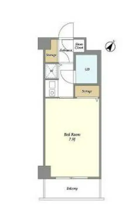 オーキッドレジデンス武蔵小杉 3階階 間取り