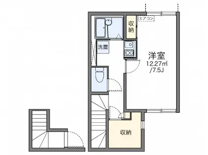 レオネクストサクラコーポ(1K/2階)の間取り写真
