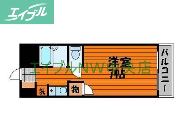 リアライズ西之町(1K/5階)の間取り写真