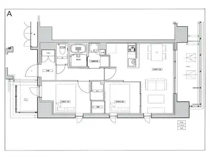 FLAG THE GARDEN(2LDK/10階)の間取り写真