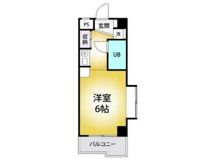 エルヴィーナ宮崎台(ワンルーム/3階)の間取り写真