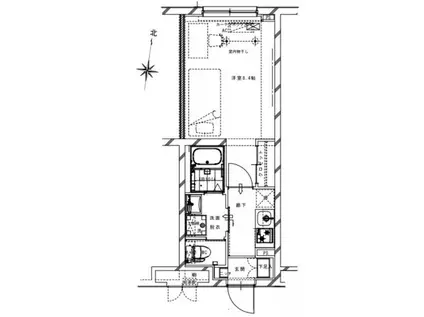 リアルワン要町(1K/3階)の間取り写真