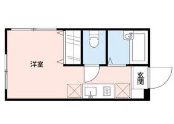 RABBIT HUTCH II (ワンルーム/1階)の間取り写真