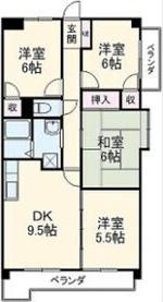 サンメゾン八熊(4DK/7階)の間取り写真