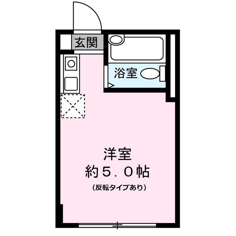 エトワール赤堤(ワンルーム/2階)の間取り写真