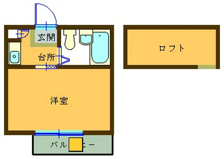 ジュネパレス和美 2階階 間取り