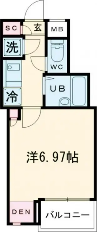 ビバリーホームズ中延II 4階階 間取り