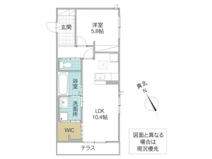 DS LIEN E E号地(1LDK/1階)の間取り写真