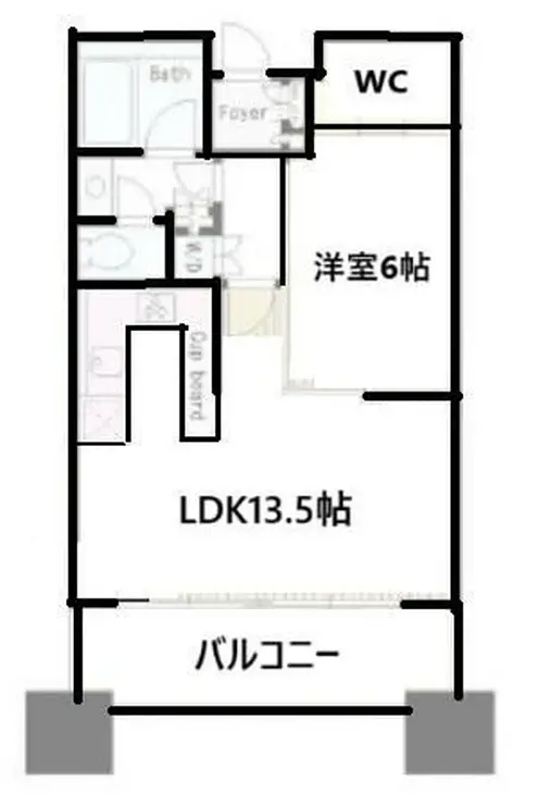 青山パークタワー 4階階 間取り