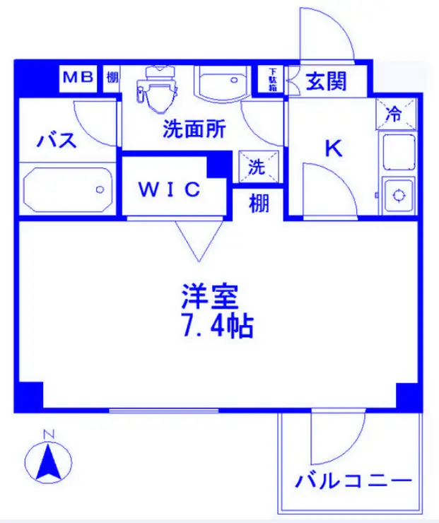 アクシーズグランデ高鼻町 3階階 間取り
