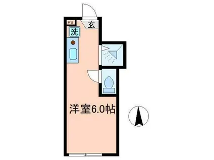 アペックス・堀切V(ワンルーム/1階)の間取り写真