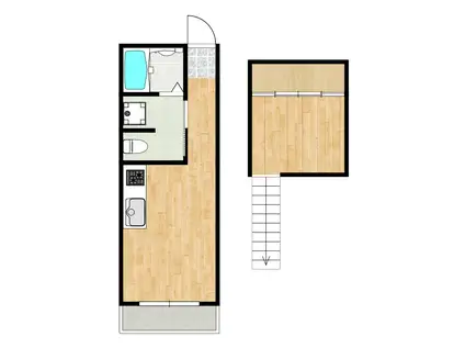 セイラBOX井野(ワンルーム/2階)の間取り写真
