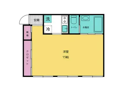 アルタ・モーダ高岡(1K/3階)の間取り写真