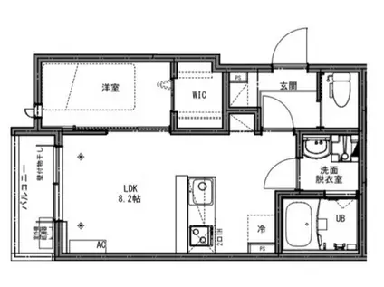 KEIAI RESIDENCE 東大宮II(1LDK/3階)の間取り写真