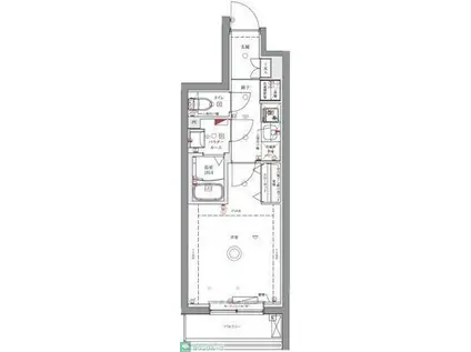 ユリカロゼ成増(1K/3階)の間取り写真