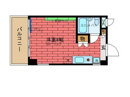 藤が丘エクセレンス(ワンルーム/2階)の間取り写真