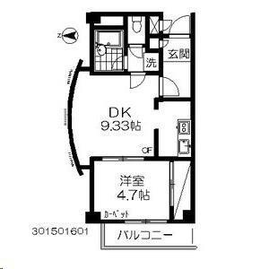 ロイヤルヒルズ柳生I(1LDK/3階)の間取り写真