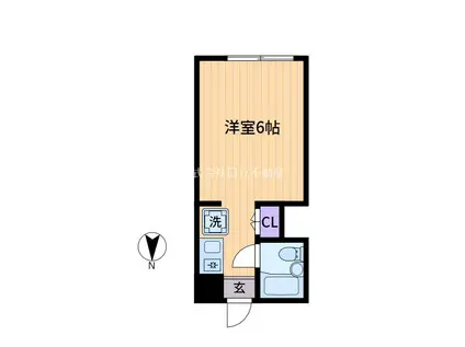 メゾン88(1K/1階)の間取り写真