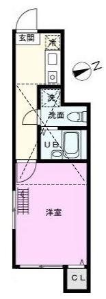 ステータス町屋(1K/1階)の間取り写真