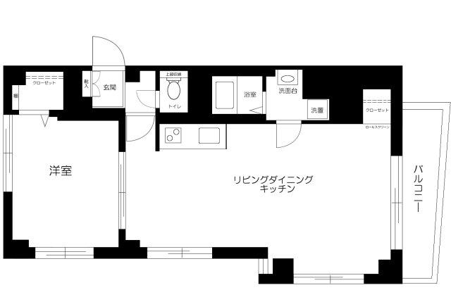 第1コーポ太田屋(1LDK/2階)の間取り写真