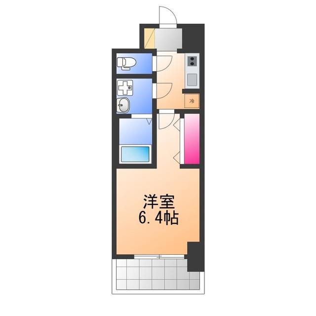 S-RESIDENCE堺ALTKLAS(1K/13階)の間取り写真