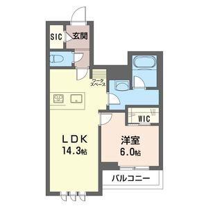 エクラ プラティニ(1LDK/3階)の間取り写真