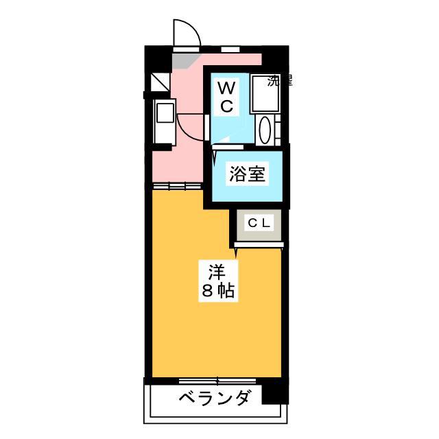セントレア蕨南町(1K/7階)の間取り写真