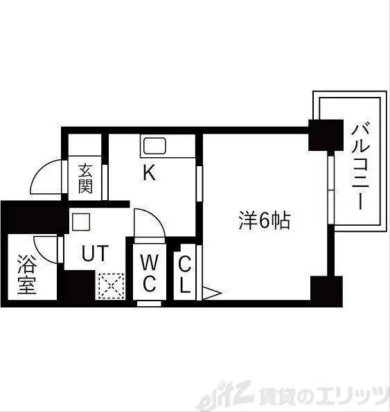 WILLDO新大阪SI(1K/7階)の間取り写真