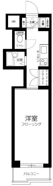 ルーブル豊玉II(1K/4階)の間取り写真