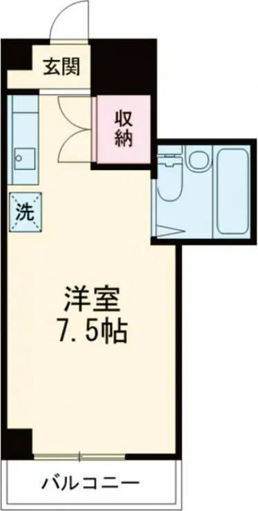 ハーブ西国立 3階階 間取り