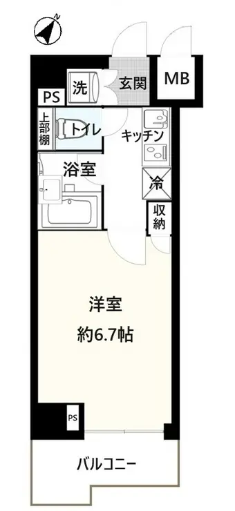 ルーブル巣鴨 2階階 間取り