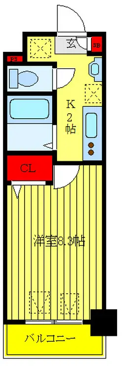 スパシエフィールド川口 2階階 間取り