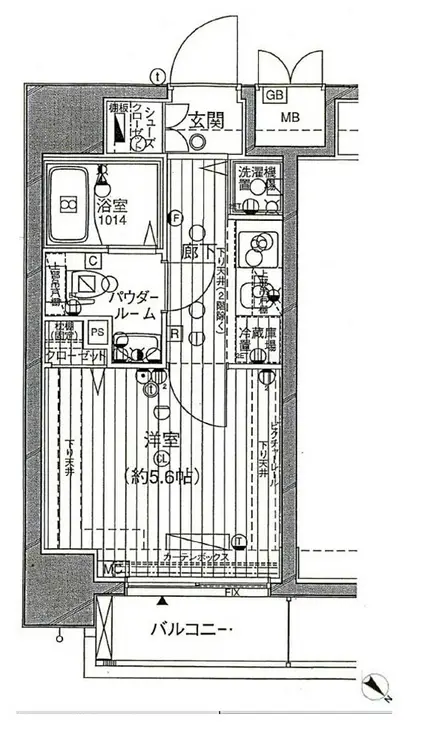 ステージグランデ茗荷谷 4階階 間取り