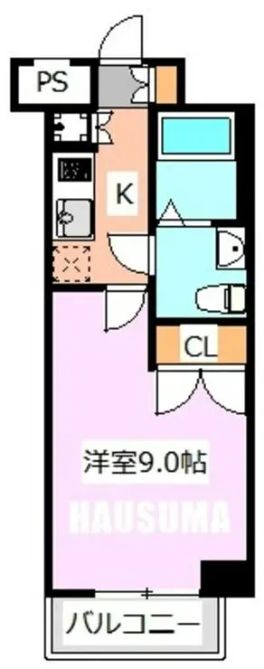 スカイコートヌーベル巣鴨 3階階 間取り