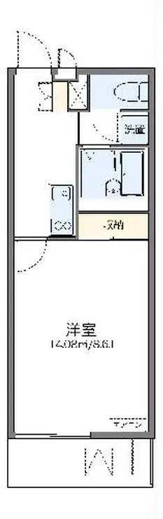 レオネクストハッピーエイトII 1階階 間取り
