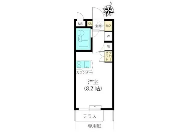 ワコーレ田園調布 1階階 間取り