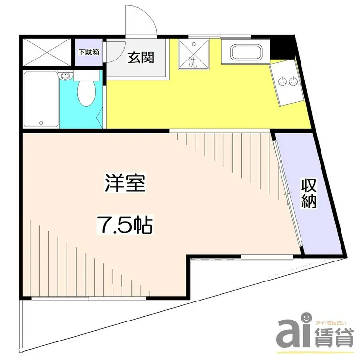 ビューパレス滝山 2階階 間取り