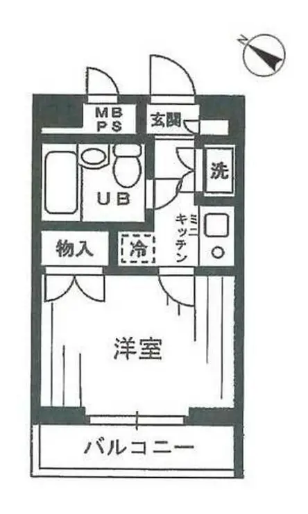 ワコーレ東村山 1階階 間取り