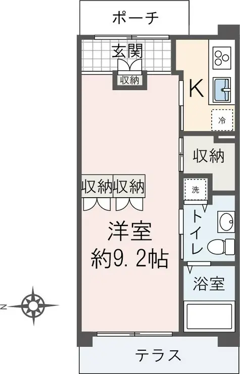 7thALLEY 1階階 間取り