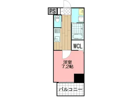 AMITAVA(1K/2階)の間取り写真