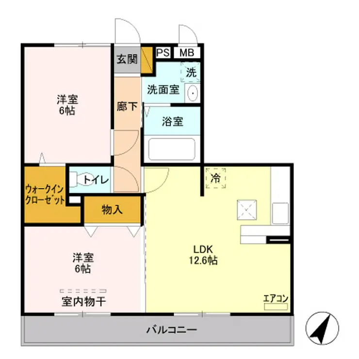 エントピアIII 1階階 間取り