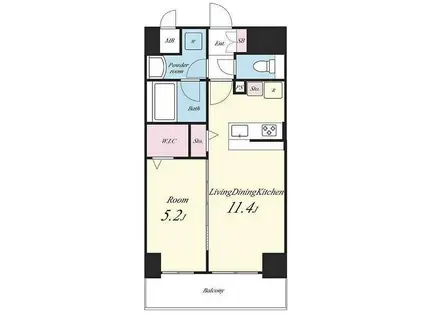 PRECIOSO神戸(1LDK/7階)の間取り写真