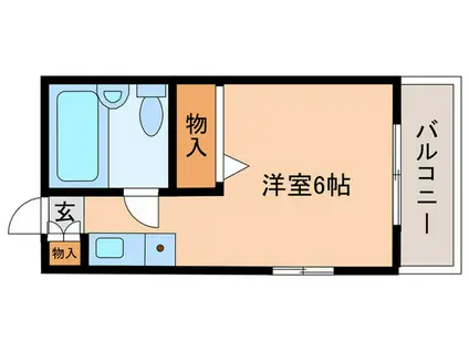 プチメゾン(ワンルーム/1階)の間取り写真