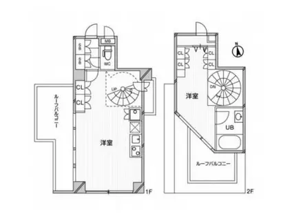 ラ・ステージ坂町(ワンルーム/5階)の間取り写真