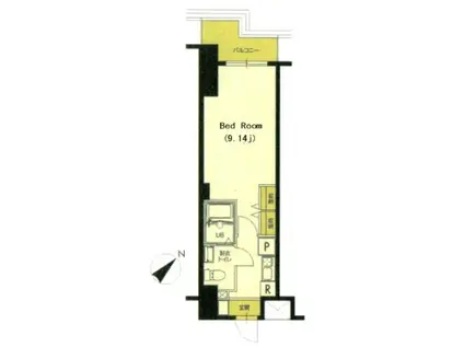 サニーマンション(ワンルーム/3階)の間取り写真