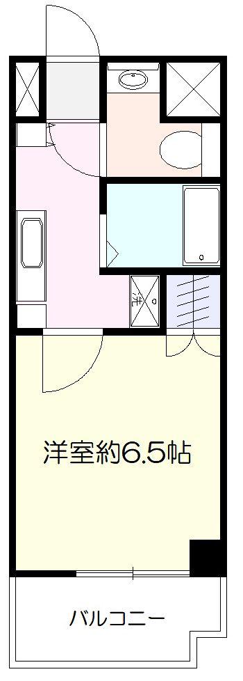 ラ・シープラット(1K/4階)の間取り写真
